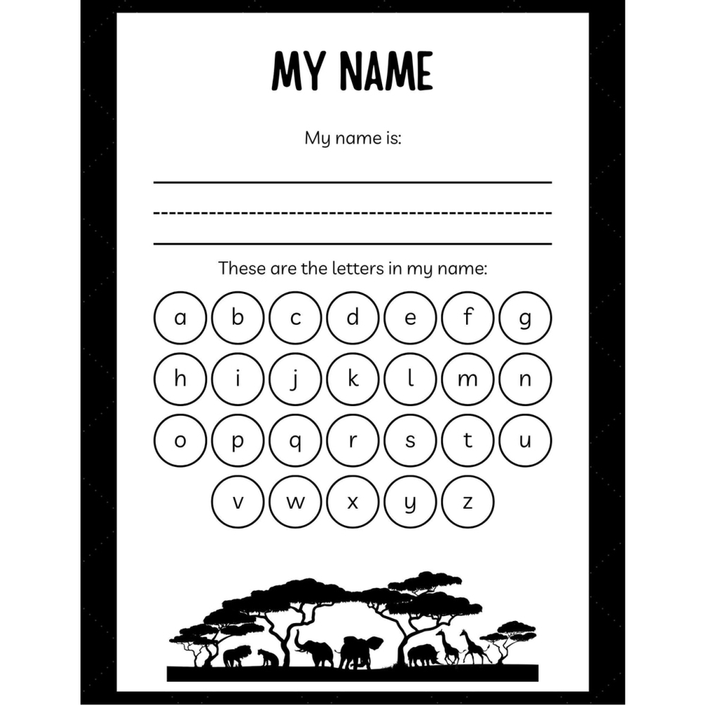 Alphabet Safari Preschool Workbook |ABC Letter Tracing | Early Learning Ages 3–5 - Picture 2 of 5